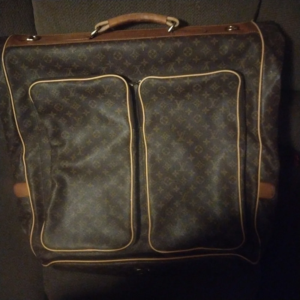 Louis Vuitton Monogram Canvas Travel Garment Bag in Brown and Tan - Picture 2 of 3